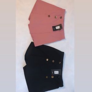 (2) fashion Nova Skorts